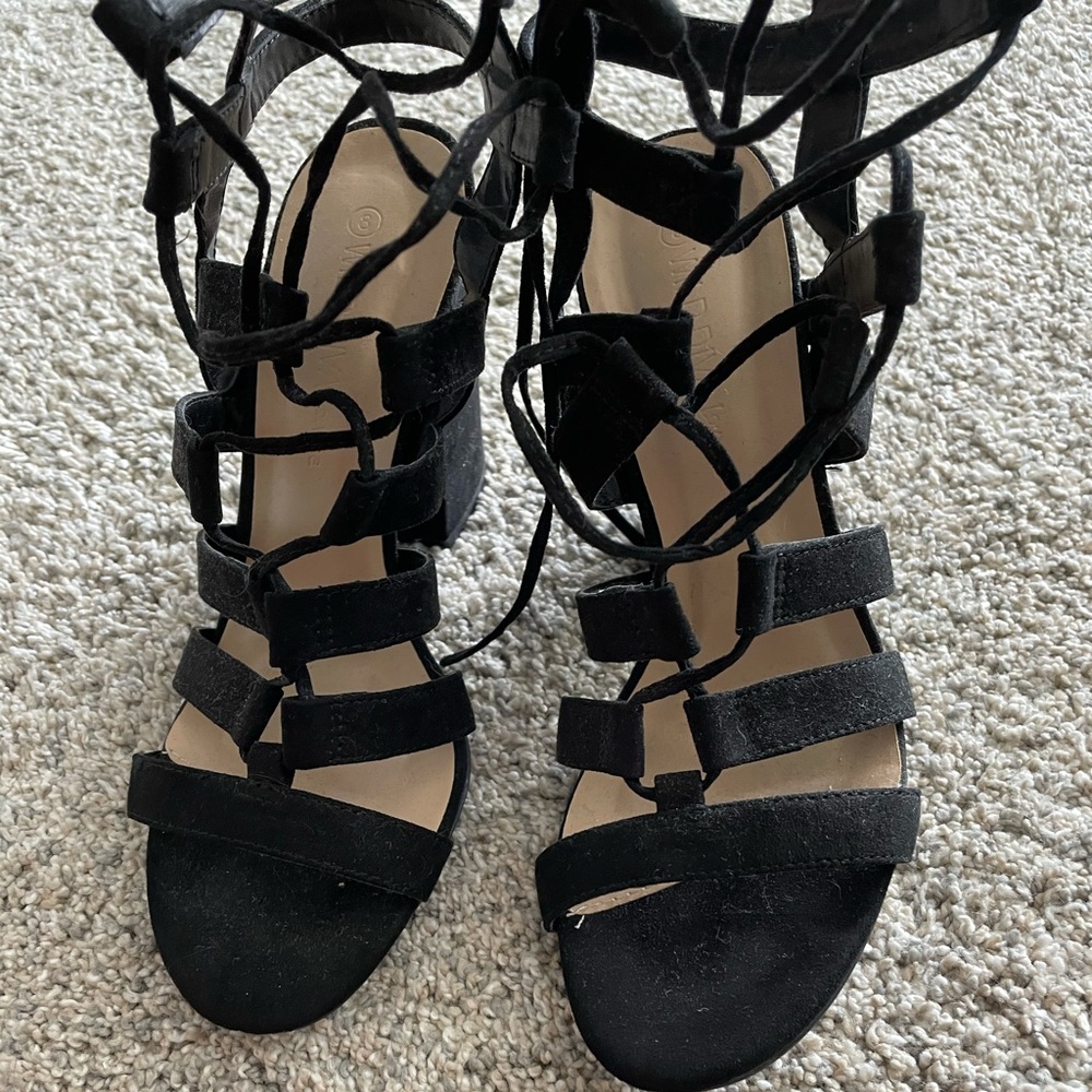 Black heels